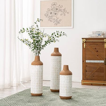 Terracotta Harmony Corner Vase Set