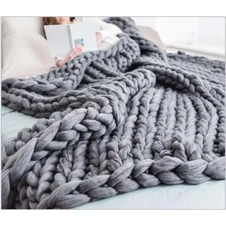 Chunky Knit Zen Blanket