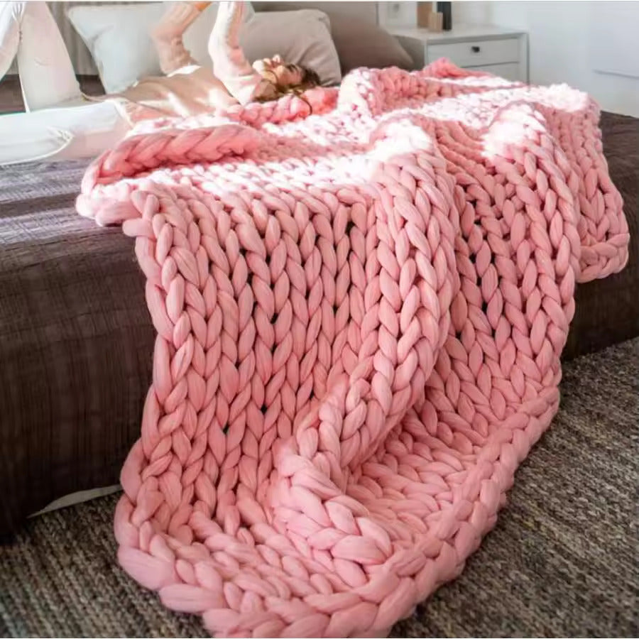 Chunky Knit Zen Blanket