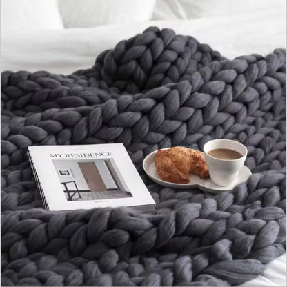 Chunky Knit Zen Blanket